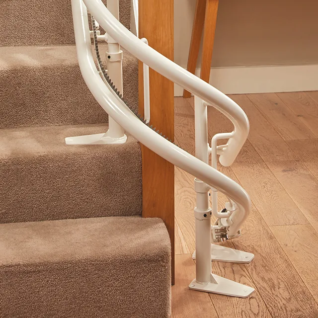 L'Infinity utilise l'un des rails les plus fins au monde, ce qui le rend moins gênant dans l'escalier avec un impact minimal sur votre maison.